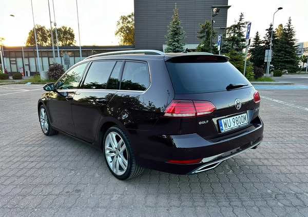 Volkswagen Golf cena 56900 przebieg: 222000, rok produkcji 2017 z Warszawa małe 67